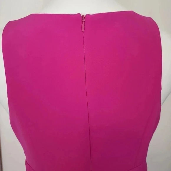 NBD Alexis Surplice Front Lined Barbie core Mini Dress in Magenta(M) - Picture 8 of 12